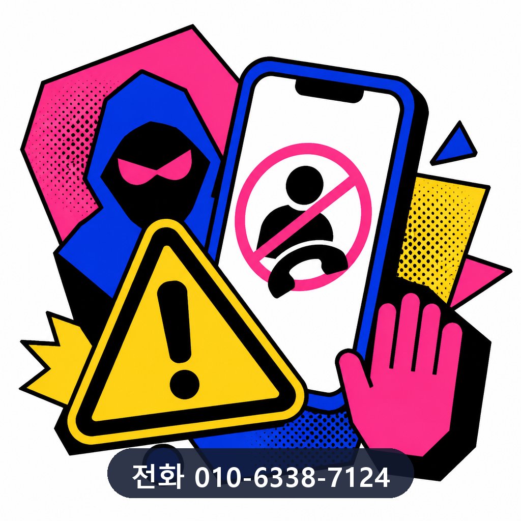 신용카드 현금화 피해 예방 이미지 · 문의 010-6338-7124